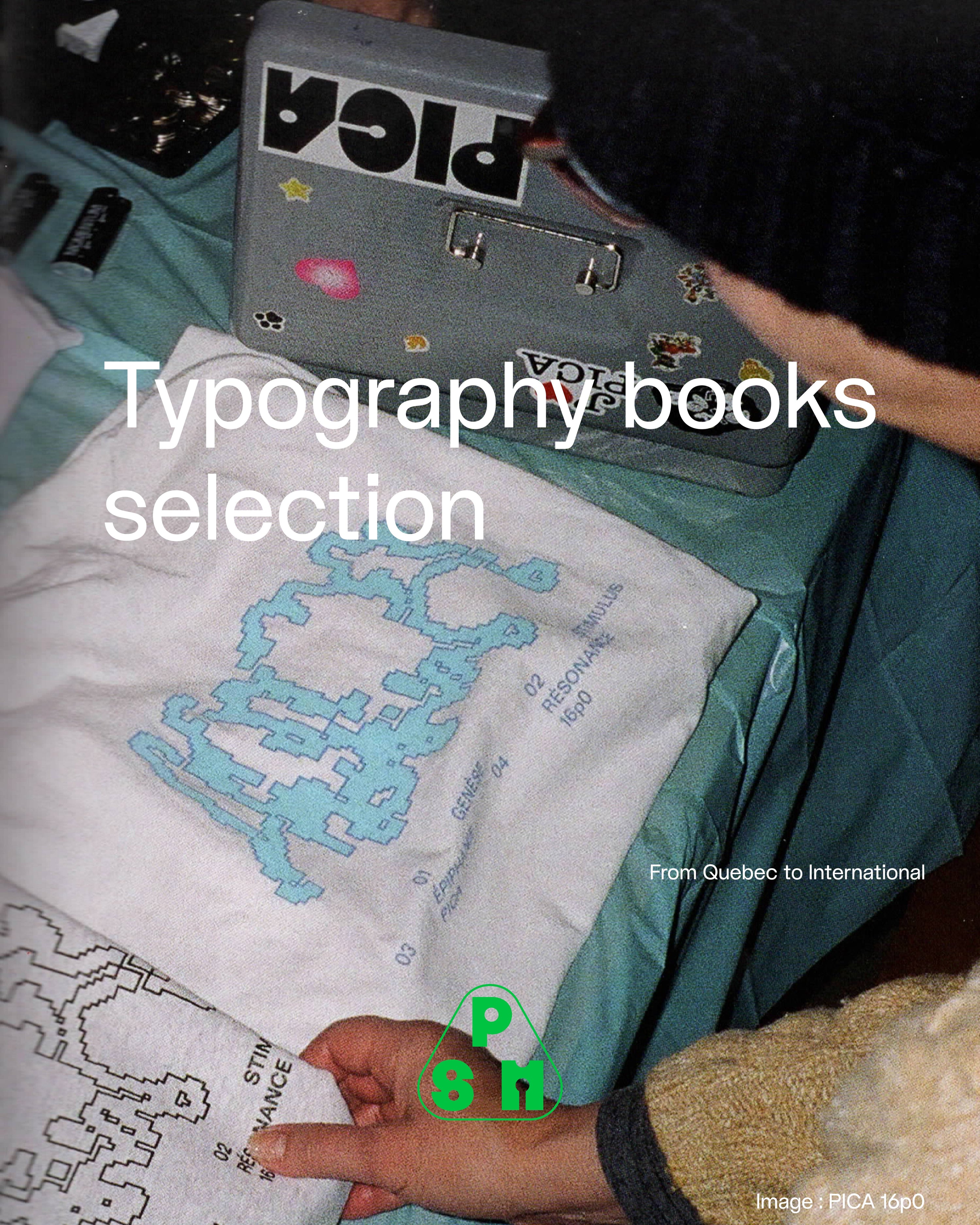 Typography books selection