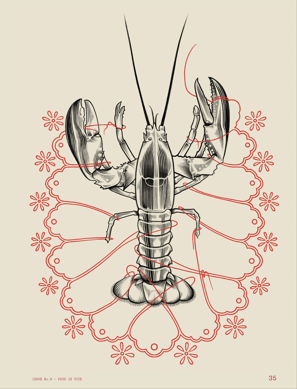 Serviette #8 - Food is Vice